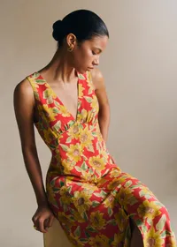 Robe SALYA - Imprimé Tournesol — view 2