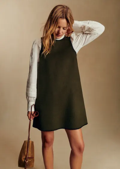 Robe Sanja - Kaki / Noir