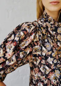 Robe Toma - Sézane x SEA NY - Patchwork Sylvania — view 3