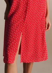Robe Vic - Mini Pois Fond Rouge — view 3