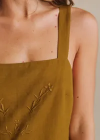Robe Victoire - Broderie Placée Mordoré — view 3