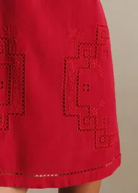 Robe Victoire - Broderie Placée Rouge — view 3