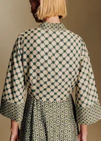 Robe Vinia - Sézane x Antoinette Poisson - Imprimé Patchwork Dominote — view 3