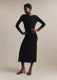 Robe Vivianne - Noir Doré — view 2