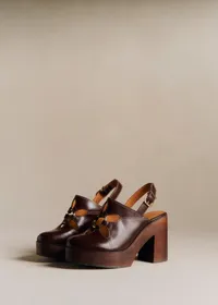 Sabots High Maelle - Sézane x SEA NY - Chocolat Glacé — view 3