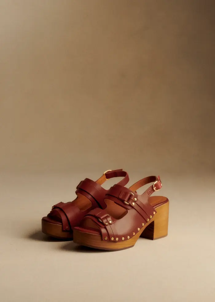 Sabots Sonia - Naturel Lisse