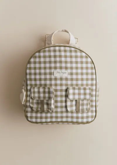 Sac à dos - Vichy Vert