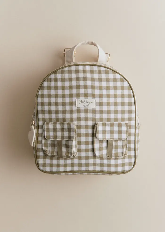 Sac à dos - Vichy Vert