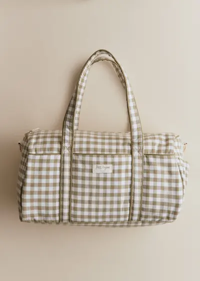 Sac à langer - Vichy Vert