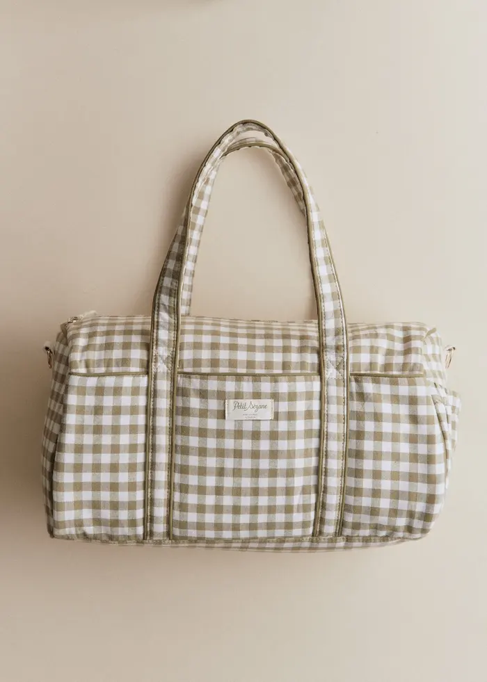 Sac à langer - Vichy Vert