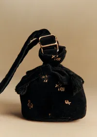 Sac boule - Broderie Fleurs — view 2
