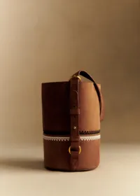 Sac Gary - Sézane x Baziszt - Choco Broderie — view 5