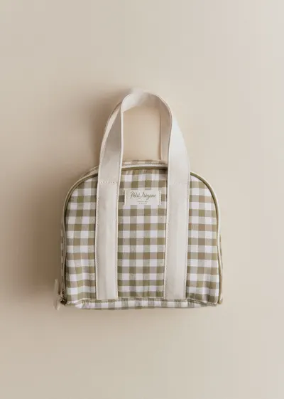 Sac goûter - Vichy Vert