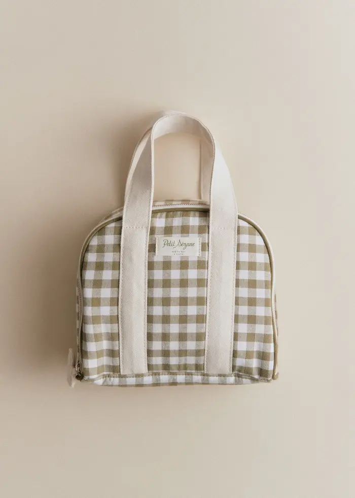 Sac goûter - Vichy Vert