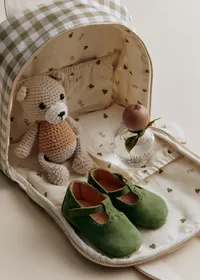 Sac goûter - Vichy Vert — view 2
