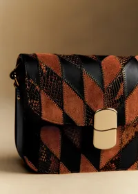 Sac Mini Milo Classique - Choco patchwork — view 3