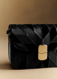 Sac Mini Milo Classique - Noir Patchwork Multi — view 3