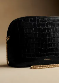 Sac Victor - Noir Croco — view 2