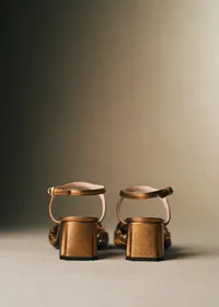 Sandales Charlie - CFM Souliers x Éditions Sézane - Métal Bronze — view 5
