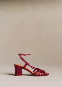 Sandales Gloria - Cerise Lisse — view 3