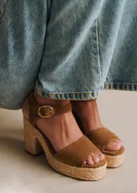 Sandales High Dorothée - Taupe Kaki — view 2