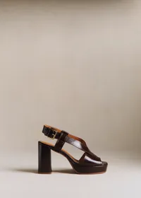 Sandales High ELSA - Chocolat Vintage — view 4