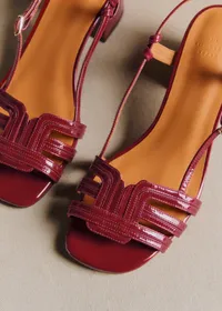 Sandales Josepha - Cerise Vernis — view 4