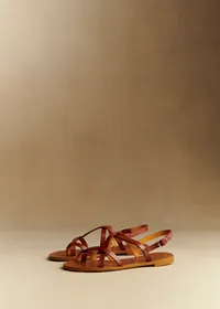 Sandales Low Adeline - Cuir Naturel Héritage — view 5