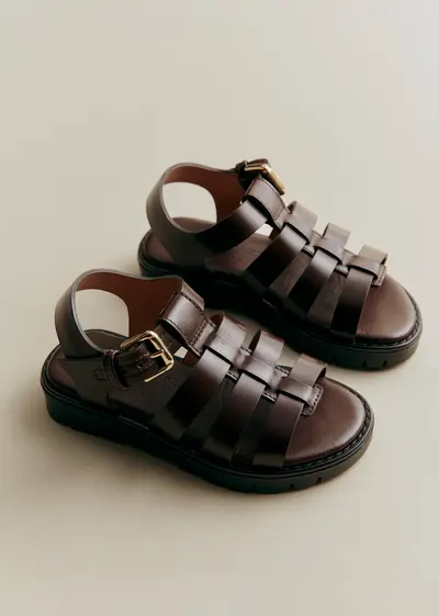 Sandales Low Allie - Chocolat Glacé