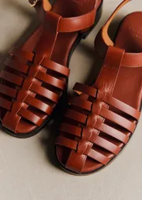 Sandales Low Carla - Cuir Naturel — view 3