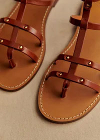 Sandales Low Célia - Cuir Naturel Héritage — view 3