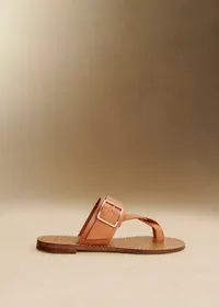 Sandales Low Freya - Miel Lisse Héritage — view 2
