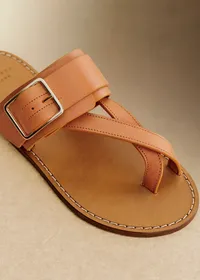 Sandales Low Freya - Miel Lisse Héritage — view 5