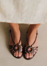 Sandales Low Iris - Chocolat Lisse — view 4