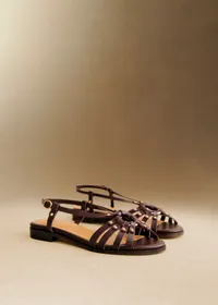 Sandales Low Iris - Chocolat Lisse — view 5