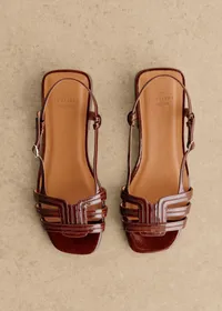 Sandales Low Josepha - Acajou Vernis — view 3