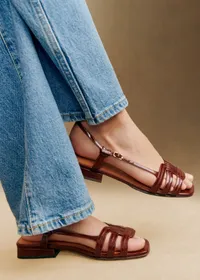 Sandales Low Josepha - Acajou Vernis — view 4