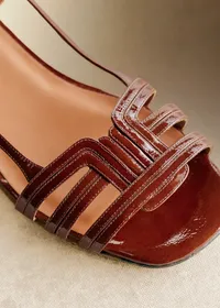 Sandales Low Josepha - Acajou Vernis — view 5