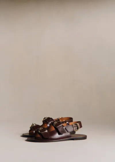 Sandales Low Maia - Chocolat Glacé
