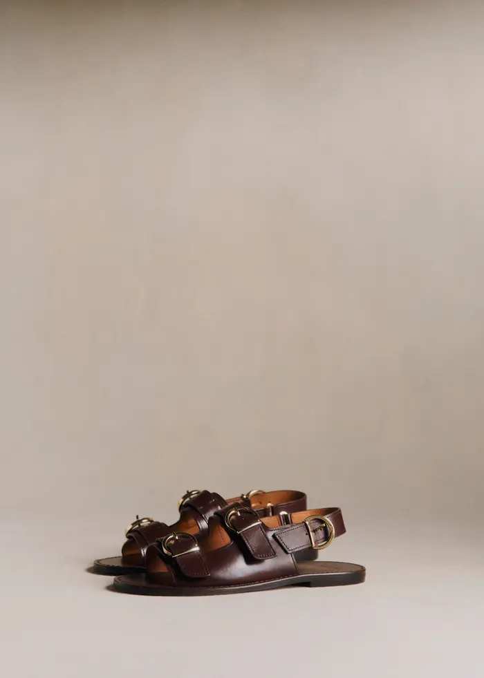Sandales Low Maia - Chocolat Glacé