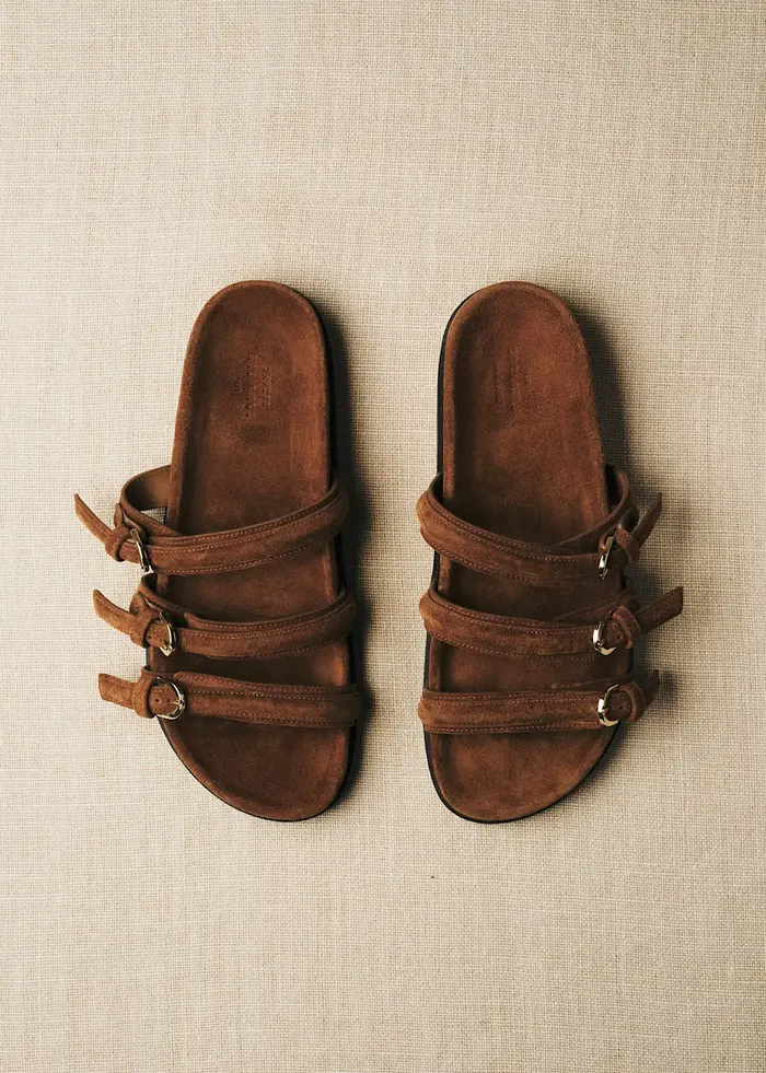 Sandales LOW YSÉE - Noisette