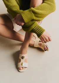 Sandales LYANA - Naturel Textile Tressé — view 3