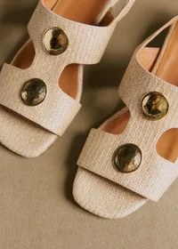 Sandales LYANA - Naturel Textile Tressé — view 5