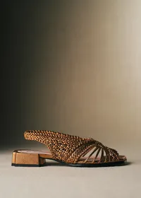Sandales Martha - CFM Souliers x Éditions Sézane - Métal Bronze — view 4