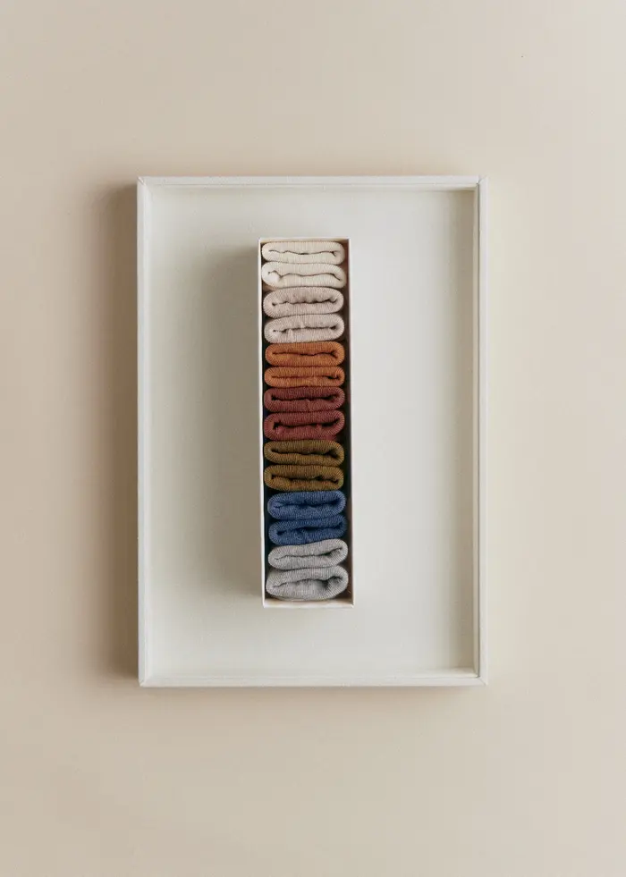 Semainier de chaussettes Naissance - Multicolore