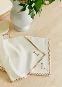 Serviette Monogramme - lettre L — view 3
