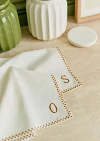 Serviette Monogramme - lettre O — view 2