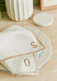Serviette Monogramme - lettre S — view 2