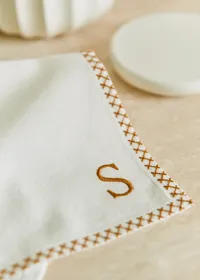 Serviette Monogramme - lettre S — view 3