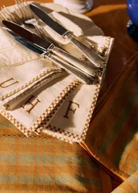 Serviette Monogramme - lettre U — view 2